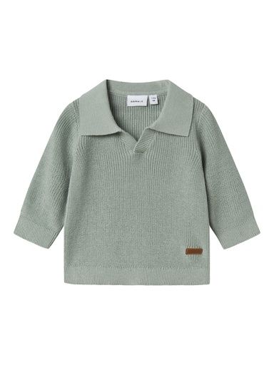 [01-35853.1] Strickpullover mit Kragen (Mint, 74)