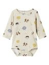 Langarmbody mit Tierenprint