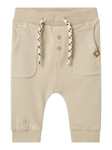 [01-35855.1] Bequeme Sweathose mit Knopfdetail (Beige, 62)