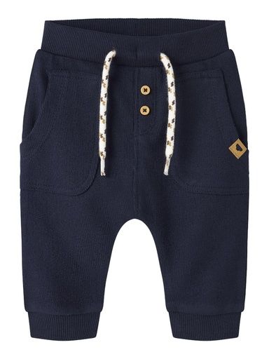 [01-35855.10] Bequeme Sweathose mit Knopfdetail (Dunkelblau, 80)