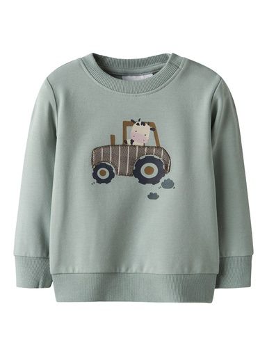 [01-35857.1] Sweatshirt mit Traktorapplikation (Mint, 62)