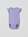 Kurzarm Babybody mit Rüschenärmel