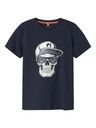 T-Shirt mit Totenkopf Druck