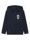 Hoodie mit Totenkopf Druck