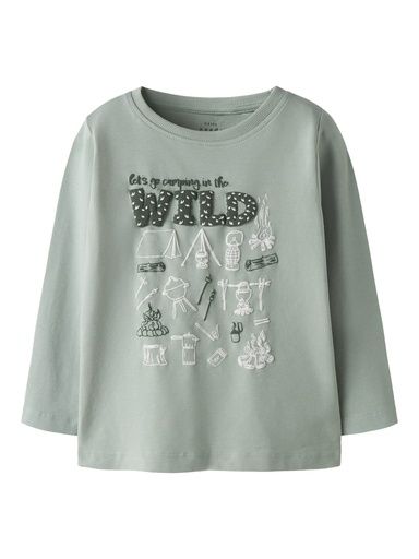 [01-33784.50] Langarmshirt mit Brustprint (Mint, 86)