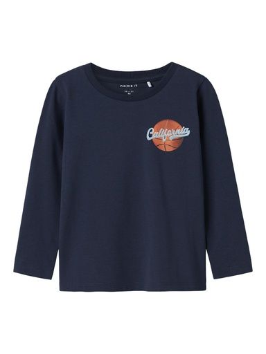 [01-35902.1] Langarmshirt mit Ruckenprint (Dunkelblau, 92)