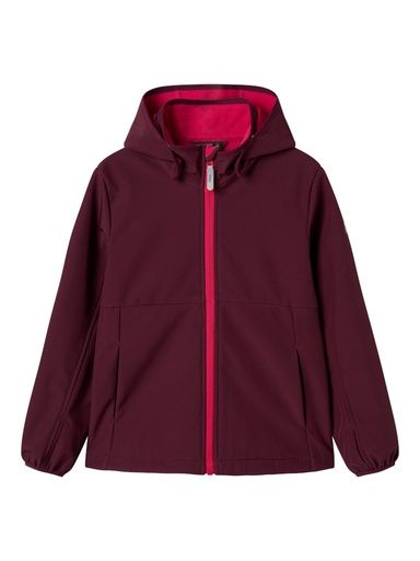 [01-35909.10] Softshelljacke Uni mit Kapuze (Violett, 164)