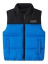 Weste Coloublock mit Stehkragen