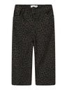 Weite Jeans mit Leoprint