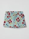 Leichtes geblümte Mädchenshorts Mohn-Print