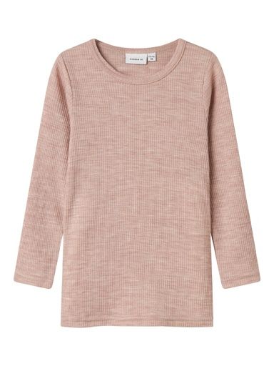 [01-35974.10] Langarmshirt aus Wolle gerippt (Rosa, 116)