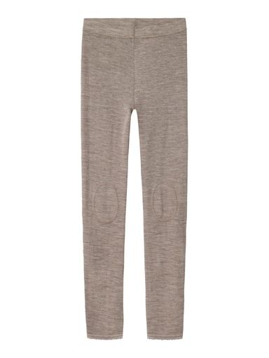 [01-35031.10] Einfarbige Leggings aus Wolle (Braun, 146/152)