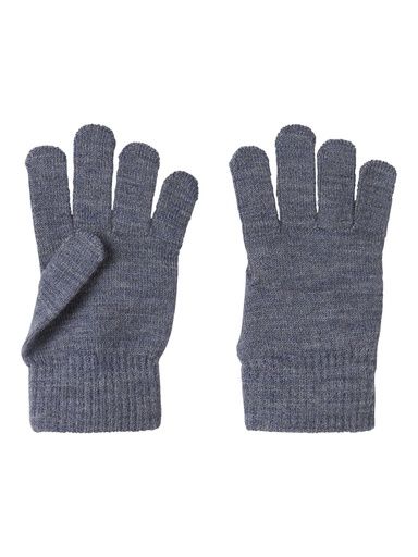 [01-35048.6] Fingerhandschuhe aus Wolle (Grau, 7)