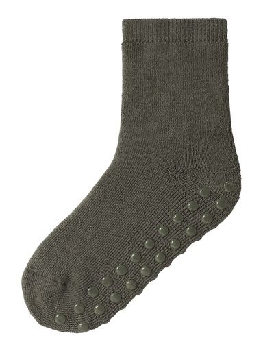 [01-35045.11] Wollsocken Anti Rutsch (Khaki, 22/24)
