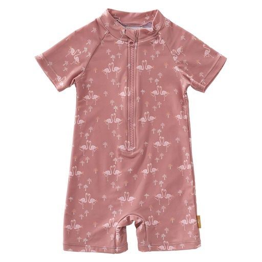[01-35996.0] Kinder-Badeoverall UV-Schutz Flamingoprint (74-80)