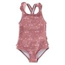 Mädchen-Badeanzug UV-Schutz Flamingoprint