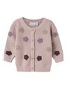 Baby Strickjacke mit Blumen