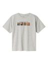 T-Shirt mit Bergdruck