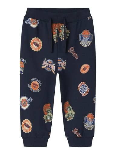 [01-36086.10] Jogginghose mit Allover Sportprint (Dunkelblau, 92)