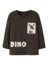 Langarmshirt mit Dinodruck