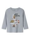 Langarmshirt mit Brustdruck