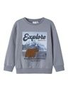 Sweatshirt mit Brustdruck