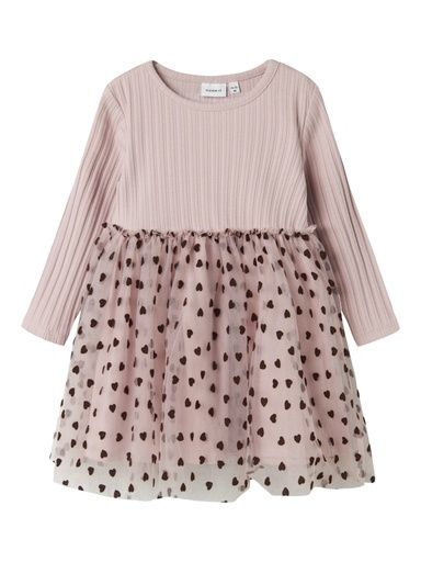 [01-36108.1] Langarmkleid mit Tüllrock und Herzli (110)