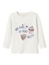 Langarmshirt mit Brustdruck