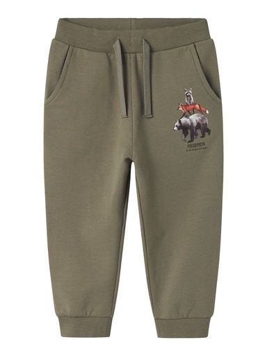[01-36111.1] Jogginghose mit Tierprint (Khaki, 110)
