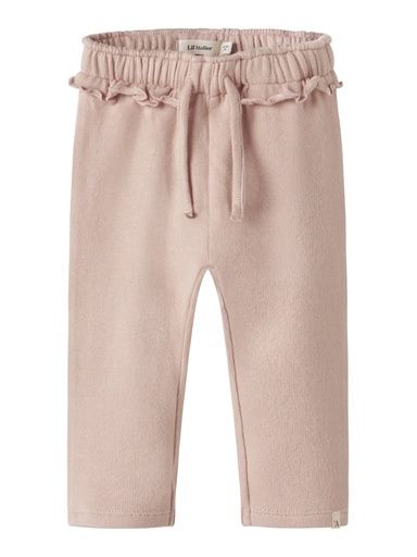[01-36121.1] Weiche Babyhose mit Rüschen (Hellrosa, 86)