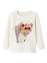 Langarmshirt mit Mädchen Druck