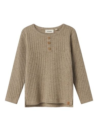 [01-36130.1] Langarmshirt Rippe meliert (110)