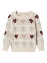 Strickpullover Jacquard Luftballon