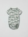 Kurzarm Body mit Krokodil-Motiv