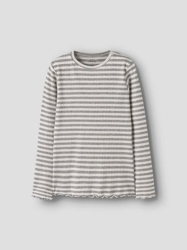 [01-36219.12] Langarmshirt gestreift (Grau, 146-152)