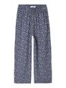 Weite, leichte Hose mit Blüemlidruck