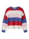 Strickpullover mit Blockstreifen