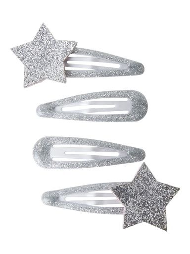 [01-36247.1] Glitter Haarspange (Silber)