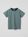 Gestreiftes Kinder-T-Shirt aus Biobaumwolle