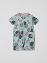 Kurzes Baby-Pyjama mit Reisverschluss