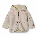 Baby Teddyfleece-Jacke mit Smileys