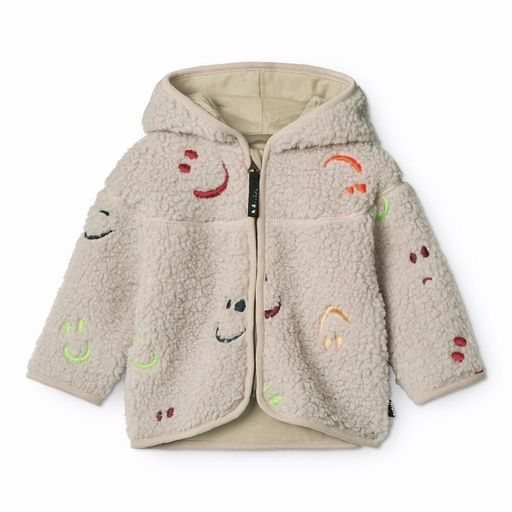 [01-36292.0] Baby Teddyfleece-Jacke mit Smileys (80)