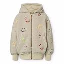 Kinder Teddyfleece-Jacke mit Smileys