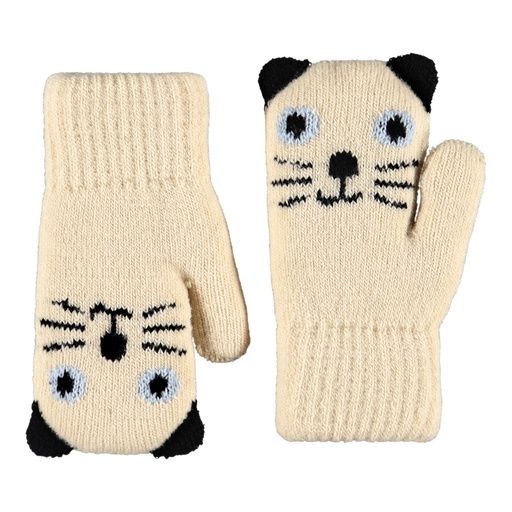 [01-36299.0] Lustige Kinder-Handschuhe Tiermotiv (Creme, 1-2)