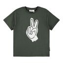 Knaben T-Shirt mit Peace-Hand