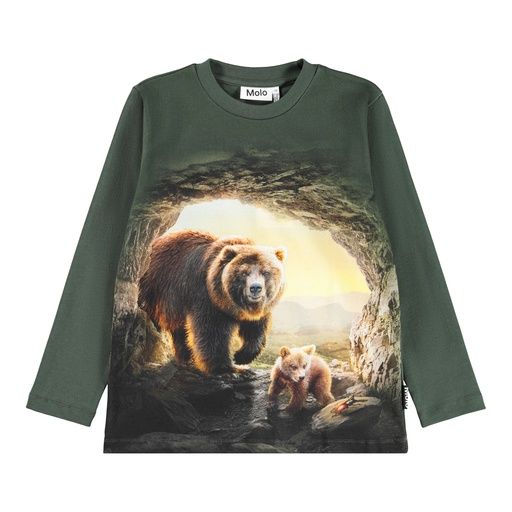 [01-36308.0] Knaben Langarmshirt mit Bären-Fotodruck (110)