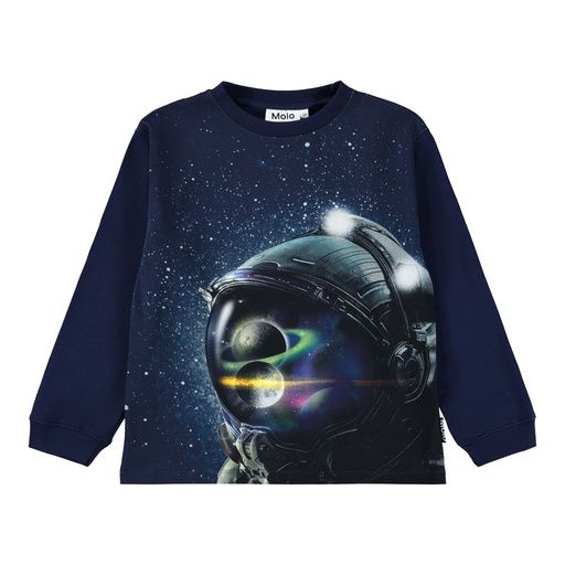 [01-36309.1] Knaben Langarmshirt mit Astronaut-Motiv (116)