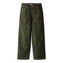Dunkelgrüne bequeme Cordhose