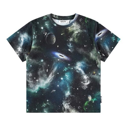 [01-36318.0] Knaben T-Shirt Weltraum-Alloverprint (140)