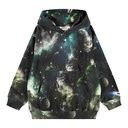Knaben Hoodie mit Weltall-Print 